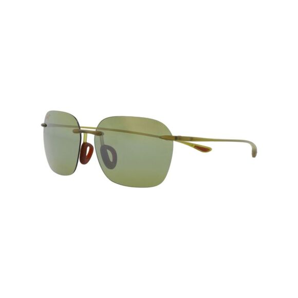 Maui Jim Square-Frame Injection Sunglasses Green Unisex-Adult
